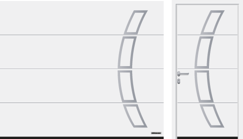 Modèle de porte vitrée 2