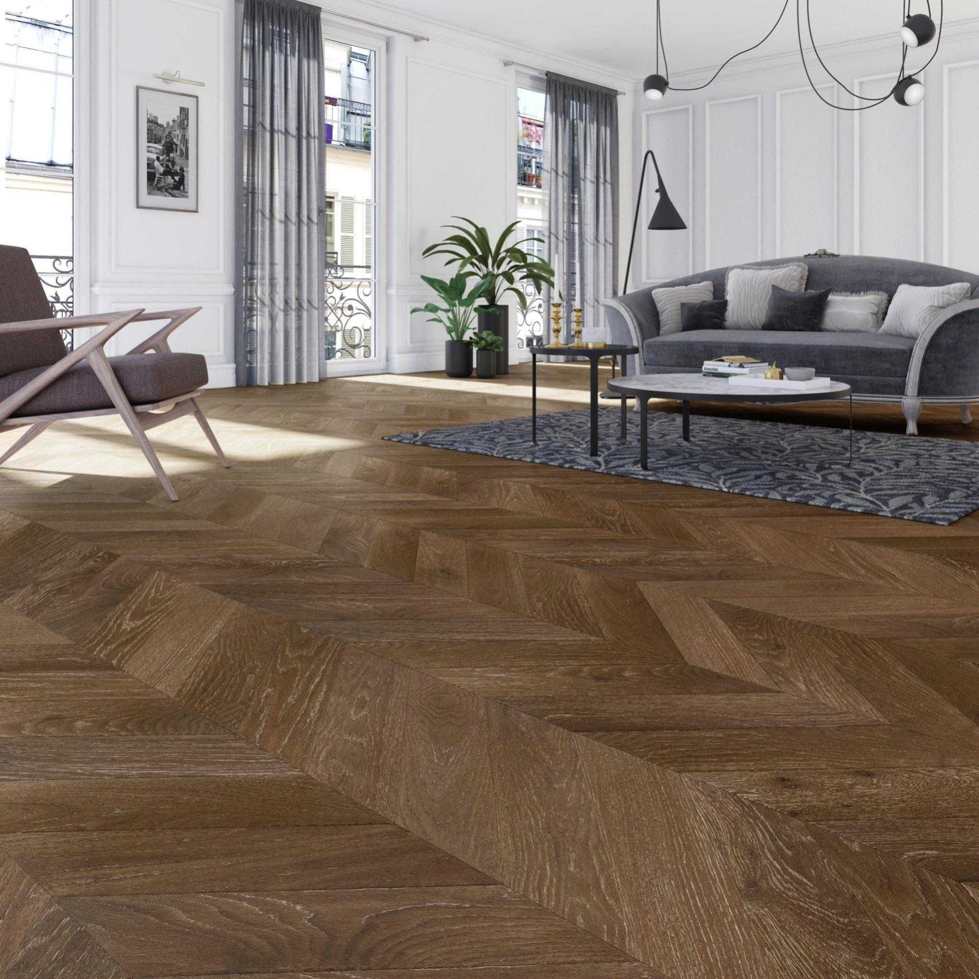 Parquet style massif chêne